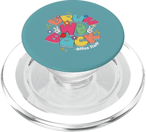 Bruh We Backoffice-Mitarbeiter am ersten Schultag, Kinder PopSockets PopGrip für MagSafe von First Day Of School Back To School Student Teacher
