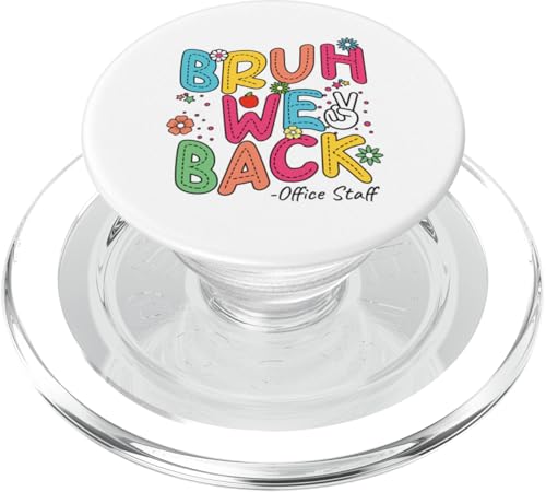 Bruh Wir Backoffice-Mitarbeiter freuen uns über den ersten Schultag PopSockets PopGrip für MagSafe von First Day Of School Back To School Student Teacher