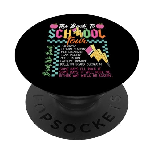 Die Back to School Tour Bruh Wir unterstützen den 1. Schultag PopSockets Klebender PopGrip Die Back to School Tour Bruh Wir unterstützen den 1. Schultag PopSockets Klebender PopGrip von First Day Of School Back To School Student Teacher