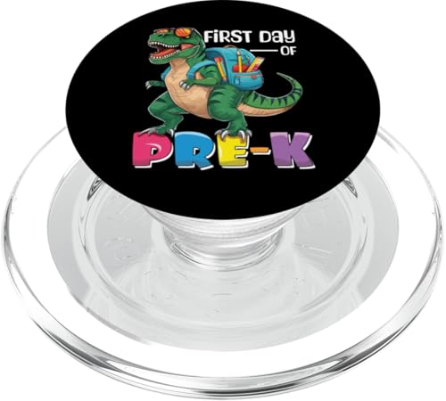 First Day Of Pre-K Dinosaurier Happy 1st Day Of School PopSockets PopGrip für MagSafe von First Day Of School Back To School Student Teacher