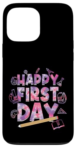 Froher erster Schultag Buntes Willkommen zurück in der Schule Hülle für iPhone 13 Pro Max Froher erster Schultag Buntes Willkommen zurück in der Schule Hülle für iPhone 13 Pro Max von First Day Of School Back To School Student Teacher