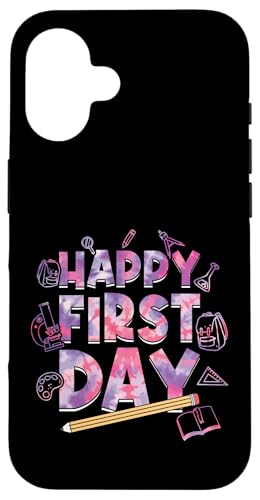 Froher erster Schultag Buntes Willkommen zurück in der Schule Hülle für iPhone 16 Froher erster Schultag Buntes Willkommen zurück in der Schule Hülle für iPhone 16 von First Day Of School Back To School Student Teacher
