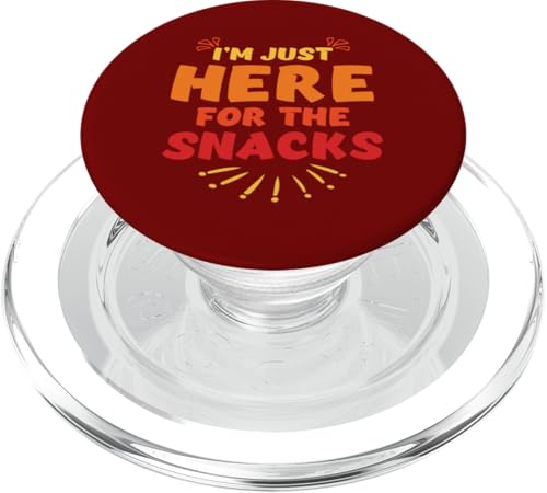 Ich bin nur wegen der Snacks hier. Fröhlicher erster Schultag, Kinder PopSockets PopGrip für MagSafe Ich bin nur wegen der Snacks hier. Fröhlicher erster Schultag, Kinder PopSockets PopGrip für MagSafe von First Day Of School Back To School Student Teacher