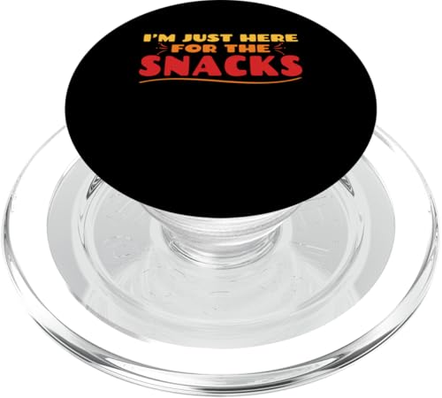 Ich bin nur wegen der Snacks hier. Fröhlicher erster Schultag PopSockets PopGrip für MagSafe von First Day Of School Back To School Student Teacher