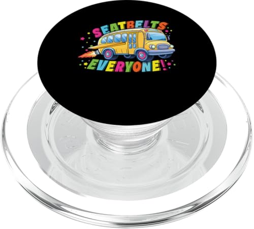 Sicherheitsgurte Jeder Schulbus Happy First Day Of School PopSockets PopGrip für MagSafe von First Day Of School Back To School Student Teacher