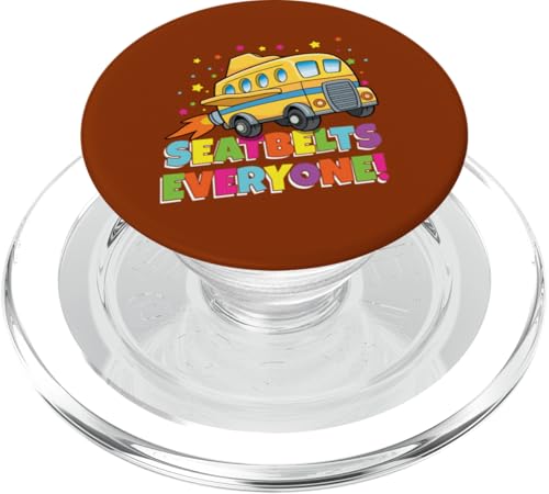 Sicherheitsgurte Jeder Schulbus Schulanfang Kinder PopSockets PopGrip für MagSafe Sicherheitsgurte Jeder Schulbus Schulanfang Kinder PopSockets PopGrip für MagSafe von First Day Of School Back To School Student Teacher