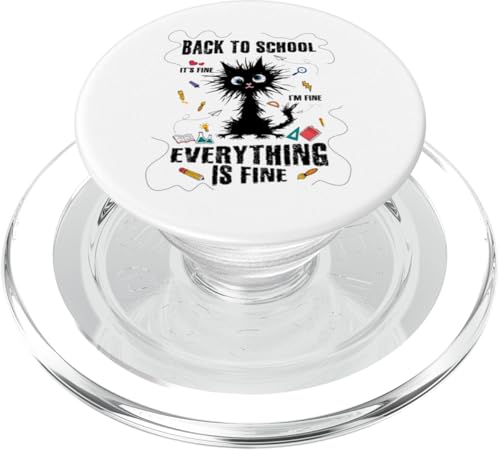 Zurück in die Schule Es ist in Ordnung Alles ist in Ordnung Schultag PopSockets PopGrip für MagSafe Zurück in die Schule Es ist in Ordnung Alles ist in Ordnung Schultag PopSockets PopGrip für MagSafe von First Day Of School Back To School Student Teacher