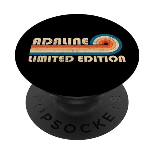 ADALINE First Name Funny Retro Vintage Birthday PopSockets Klebender PopGrip ADALINE First Name Funny Retro Vintage Birthday PopSockets Klebender PopGrip von First Name Cool Given Name