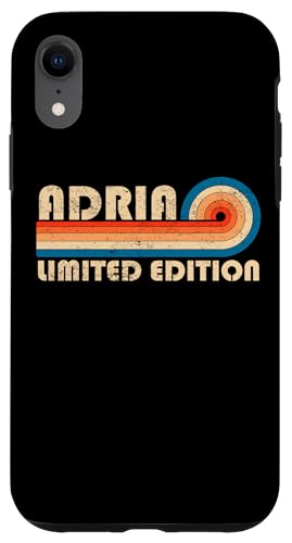 ADRIA First Name Funny Retro Vintage Birthday Hülle für iPhone XR von First Name Cool Given Name