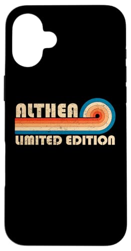 ALTHEA First Name Funny Retro Vintage Birthday Hülle für iPhone 16 Plus ALTHEA First Name Funny Retro Vintage Birthday Hülle für iPhone 16 Plus von First Name Cool Given Name