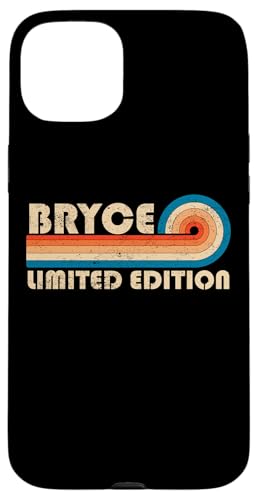 BRYCE First Name Funny Retro Vintage Birthday Hülle für iPhone 15 Plus von First Name Cool Given Name