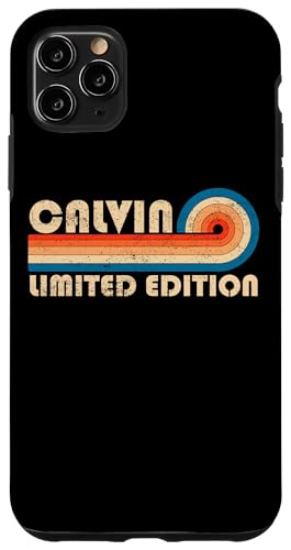 CALVIN First Name Funny Retro Vintage Birthday Hülle für iPhone 11 Pro Max von First Name Cool Given Name
