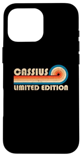 CASSIUS First Name Funny Retro Vintage Birthday Hülle für iPhone 16 Pro Max CASSIUS First Name Funny Retro Vintage Birthday Hülle für iPhone 16 Pro Max von First Name Cool Given Name