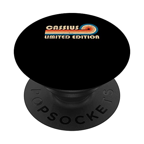 CASSIUS First Name Funny Retro Vintage Birthday PopSockets Klebender PopGrip CASSIUS First Name Funny Retro Vintage Birthday PopSockets Klebender PopGrip von First Name Cool Given Name