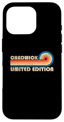 CHADWICK First Name Funny Retro Vintage Birthday Hülle für iPhone 16 Pro CHADWICK First Name Funny Retro Vintage Birthday Hülle für iPhone 16 Pro von First Name Cool Given Name
