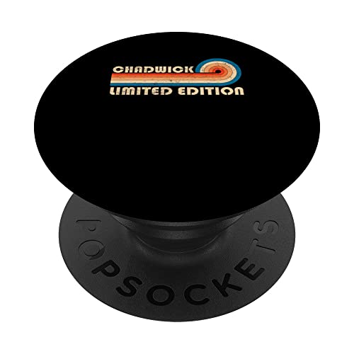 CHADWICK First Name Funny Retro Vintage Birthday PopSockets Klebender PopGrip CHADWICK First Name Funny Retro Vintage Birthday PopSockets Klebender PopGrip von First Name Cool Given Name