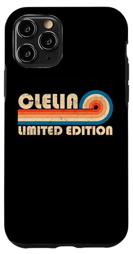 CLELIA First Name Funny Retro Vintage Birthday Hülle für iPhone 11 Pro von First Name Cool Given Name