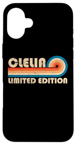 CLELIA First Name Funny Retro Vintage Birthday Hülle für iPhone 16 Plus von First Name Cool Given Name