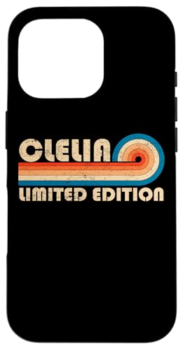 CLELIA First Name Funny Retro Vintage Birthday Hülle für iPhone 16 Pro CLELIA First Name Funny Retro Vintage Birthday Hülle für iPhone 16 Pro von First Name Cool Given Name