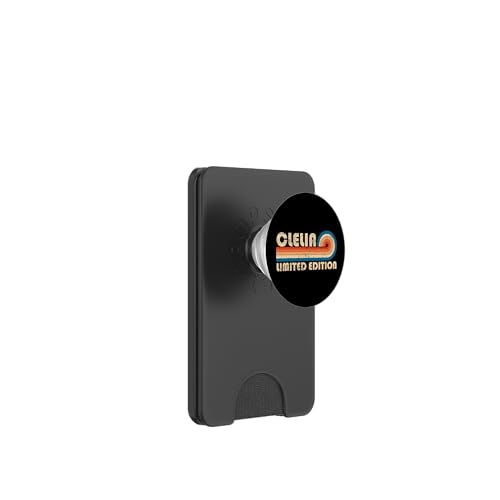 CLELIA First Name Funny Retro Vintage Birthday PopSockets PopWallet für MagSafe CLELIA First Name Funny Retro Vintage Birthday PopSockets PopWallet für MagSafe von First Name Cool Given Name