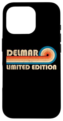 DELMAR First Name Funny Retro Vintage Birthday Hülle für iPhone 16 Pro DELMAR First Name Funny Retro Vintage Birthday Hülle für iPhone 16 Pro von First Name Cool Given Name