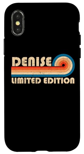 DENISE First Name Funny Retro Vintage Birthday Hülle für iPhone X/XS DENISE First Name Funny Retro Vintage Birthday Hülle für iPhone X/XS von First Name Cool Given Name
