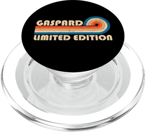 GASPARD First Name Funny Retro Vintage Birthday PopSockets PopGrip für MagSafe GASPARD First Name Funny Retro Vintage Birthday PopSockets PopGrip für MagSafe von First Name Cool Given Name