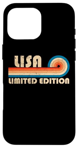 LISA First Name Funny Retro Vintage Birthday Hülle für iPhone 16 Pro Max LISA First Name Funny Retro Vintage Birthday Hülle für iPhone 16 Pro Max von First Name Cool Given Name