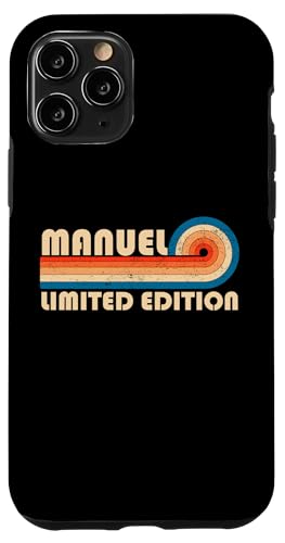 MANUEL First Name Funny Retro Vintage Birthday Hülle für iPhone 11 Pro von First Name Cool Given Name