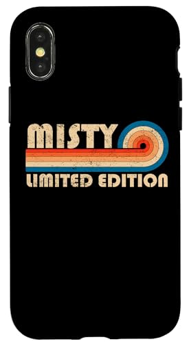 MISTY First Name Funny Retro Vintage Birthday Hülle für iPhone X/XS MISTY First Name Funny Retro Vintage Birthday Hülle für iPhone X/XS von First Name Cool Given Name