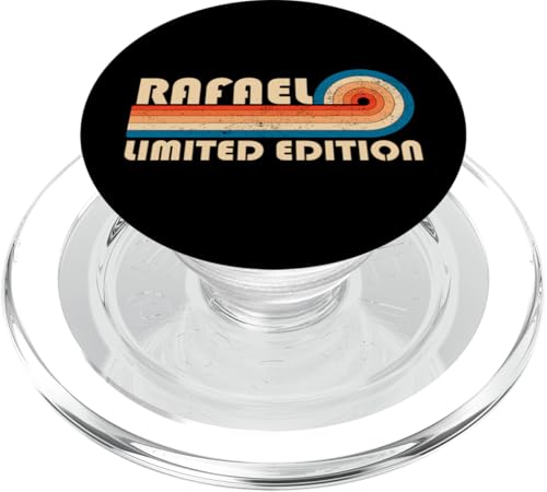 RAFAEL First Name Funny Retro Vintage Birthday PopSockets PopGrip für MagSafe RAFAEL First Name Funny Retro Vintage Birthday PopSockets PopGrip für MagSafe von First Name Cool Given Name