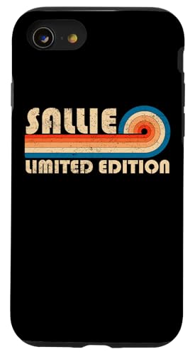 SALLIE First Name Funny Retro Vintage Birthday Hülle für iPhone SE (2020) / 7 / 8 von First Name Cool Given Name