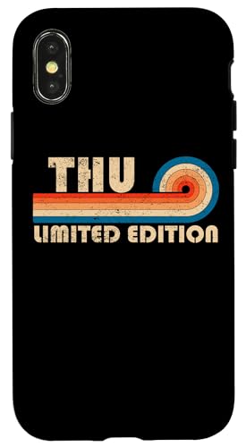 THU First Name Funny Retro Vintage Birthday Hülle für iPhone X/XS THU First Name Funny Retro Vintage Birthday Hülle für iPhone X/XS von First Name Cool Given Name