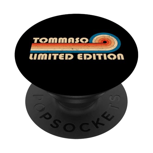 TOMMASO First Name Funny Retro Vintage Birthday PopSockets Klebender PopGrip TOMMASO First Name Funny Retro Vintage Birthday PopSockets Klebender PopGrip von First Name Cool Given Name