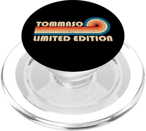TOMMASO First Name Funny Retro Vintage Birthday PopSockets PopGrip für MagSafe TOMMASO First Name Funny Retro Vintage Birthday PopSockets PopGrip für MagSafe von First Name Cool Given Name
