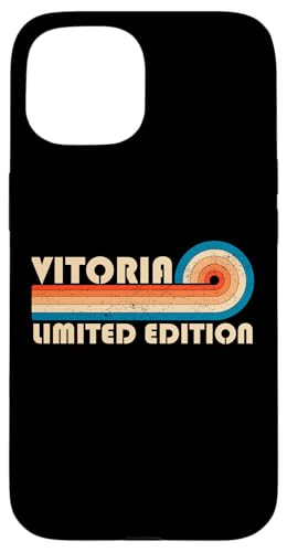 VITORIA First Name Funny Retro Vintage Birthday Hülle für iPhone 15 von First Name Cool Given Name