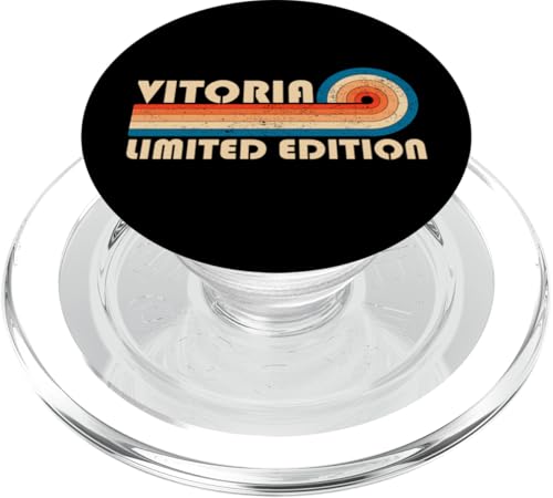 VITORIA First Name Funny Retro Vintage Birthday PopSockets PopGrip für MagSafe VITORIA First Name Funny Retro Vintage Birthday PopSockets PopGrip für MagSafe von First Name Cool Given Name