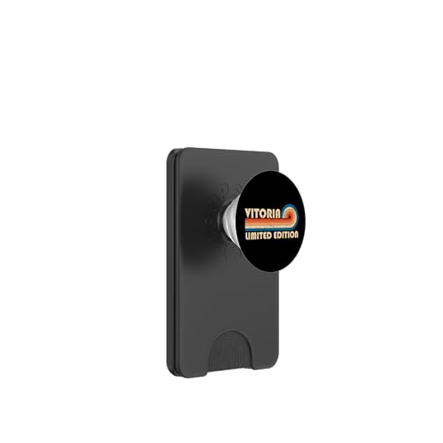 VITORIA First Name Funny Retro Vintage Birthday PopSockets PopWallet für MagSafe VITORIA First Name Funny Retro Vintage Birthday PopSockets PopWallet für MagSafe von First Name Cool Given Name