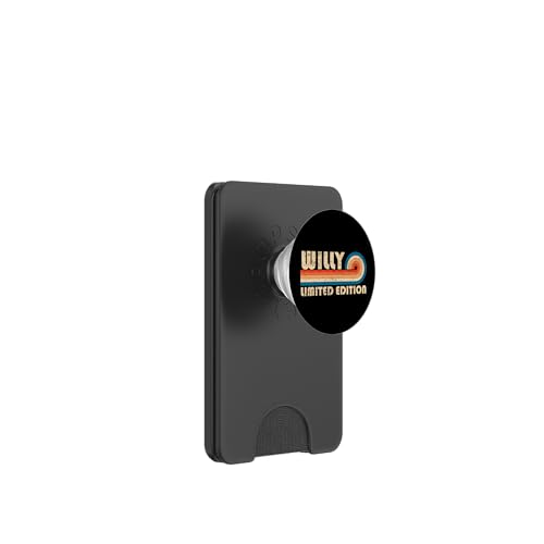 WILLY First Name Funny Retro Vintage Birthday PopSockets PopWallet für MagSafe WILLY First Name Funny Retro Vintage Birthday PopSockets PopWallet für MagSafe von First Name Cool Given Name