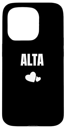 Alta Niedliches Herz für Vornamen Geburtstag Hülle für iPhone 15 Pro von First Name Gift Female Cute Heart Birthday Name