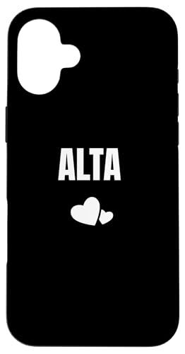 Alta Niedliches Herz für Vornamen Geburtstag Hülle für iPhone 16 Plus Alta Niedliches Herz für Vornamen Geburtstag Hülle für iPhone 16 Plus von First Name Gift Female Cute Heart Birthday Name