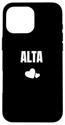 Alta Niedliches Herz für Vornamen Geburtstag Hülle für iPhone 16 Pro Max von First Name Gift Female Cute Heart Birthday Name