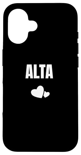Alta Niedliches Herz für Vornamen Geburtstag Hülle für iPhone 16 von First Name Gift Female Cute Heart Birthday Name