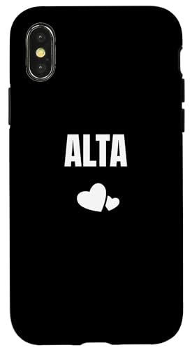 Alta Niedliches Herz für Vornamen Geburtstag Hülle für iPhone X/XS Alta Niedliches Herz für Vornamen Geburtstag Hülle für iPhone X/XS von First Name Gift Female Cute Heart Birthday Name