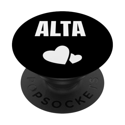 Alta Niedliches Herz für Vornamen Geburtstag PopSockets Klebender PopGrip Alta Niedliches Herz für Vornamen Geburtstag PopSockets Klebender PopGrip von First Name Gift Female Cute Heart Birthday Name