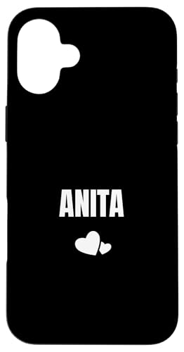 Anita Vorname Geburtstag Niedliches Herz Hülle für iPhone 16 Plus Anita Vorname Geburtstag Niedliches Herz Hülle für iPhone 16 Plus von First Name Gift Female Cute Heart Birthday Name