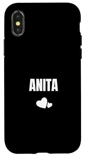 Anita Vorname Geburtstag Niedliches Herz Hülle für iPhone X/XS Anita Vorname Geburtstag Niedliches Herz Hülle für iPhone X/XS von First Name Gift Female Cute Heart Birthday Name