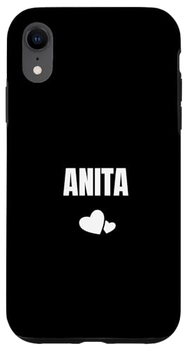 Anita Vorname Geburtstag Niedliches Herz Hülle für iPhone XR von First Name Gift Female Cute Heart Birthday Name