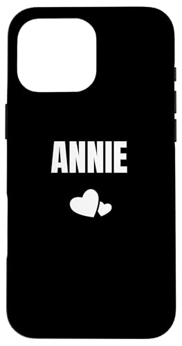 Annie Vorname Geburtstag Niedliches Herz Hülle für iPhone 16 Pro Max Annie Vorname Geburtstag Niedliches Herz Hülle für iPhone 16 Pro Max von First Name Gift Female Cute Heart Birthday Name