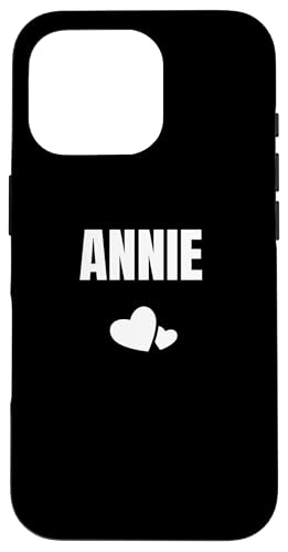 Annie Vorname Geburtstag Niedliches Herz Hülle für iPhone 16 Pro Annie Vorname Geburtstag Niedliches Herz Hülle für iPhone 16 Pro von First Name Gift Female Cute Heart Birthday Name